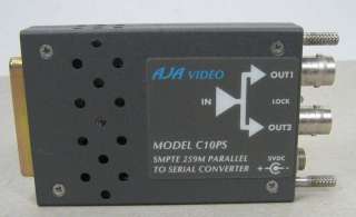 AJA VIDEO C10PS SMPTE 259M PARALLEL TO SERIAL CONVERTER  
