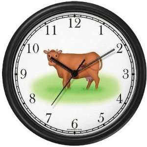Holstein Cow   JP   Animal Wall Clock by WatchBuddy Timepieces (Hunter 