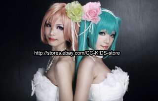 VOCALOID Miku cosplay wig costume (Project DIVA)  