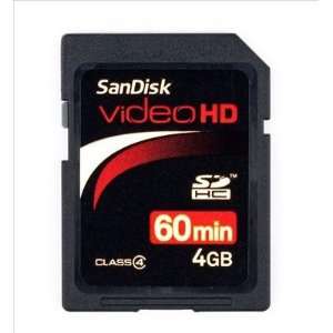  SanDisk 4GB Video HD SDHC Class 4 Card Secure Digital 