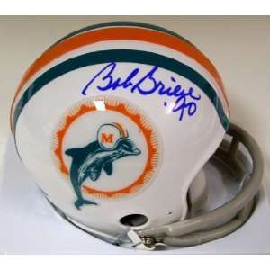  Bob Griese Signed Miami Dolphins Mini Helmet Sports 