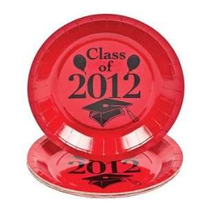  Class Of 2012 Dessert Plates   Red   Tableware & Party 