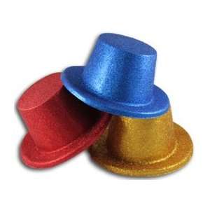 Plastic Glitter Top Hat 