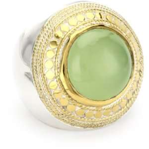 Anna Beck Designs Gili Green Chalcedony Cocktail Ring, Size 7
