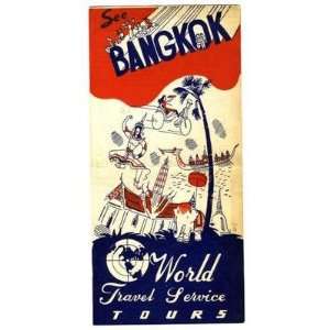  See Bangkok Thailand Tours Brochures 1972 