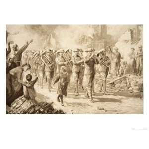 The Music of Triumph Victorious Australians Entering Bapaume, 17th 