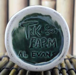 Crazy Al Evans Ono Lono Green Tiki Mug Tiki Farm Retired 2003  
