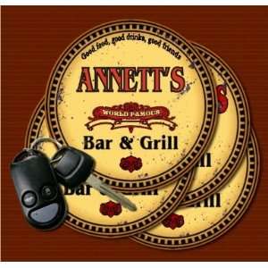  ANNETTS Family Name Bar & Grill Coasters Kitchen 