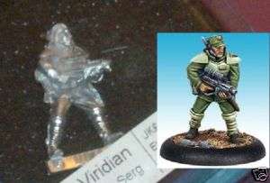 Urban War 13127 Viridian Special Forces Sergeant Male Officer 28mm 