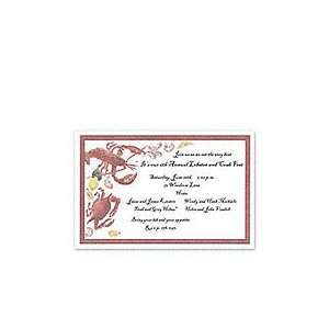  Lobster Beach and Pool Party Invitations Health 