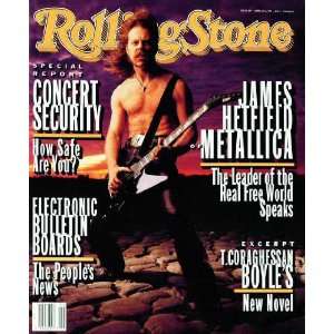  Rolling Stone Cover of James Hetfield by unknown. Size 20 