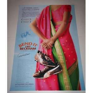  SIGNED BEND IT LIKE BECKHAM MOVIE POSTER Everything 