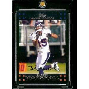   Brandon Marshall   Denver Broncos   NFL Trading Cards Sports