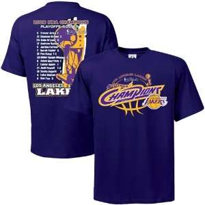   NBA Champions Purple Attitude of Champions Roster T shirt Sports