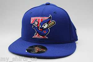   Jays Royal Blue Red White Vintage MLB Kids New Era Fitted Hat  
