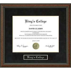 Kings College Diploma Frame 