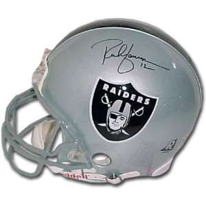  Autographed Rich Gannon Helmet   (