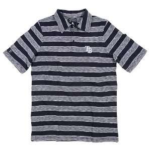  Tampa Bay Rays Ardent Garment Washed Striped Polo by Antigua 