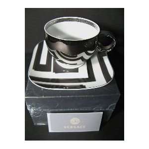  Rosenthal Versace Dedalo Cup and Saucer Set Kitchen 