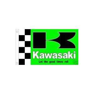  NEOPlex 3 x 5 Kawasaki Motocross Flag