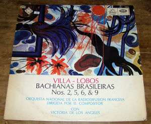 VICTORIA DE LOS ANGELES VILLA LOBOS BACHIANAS ARG LP  