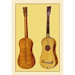  Guitar by Antonius Stradivarius 24X36 Canvas Giclee