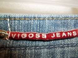 Vigoss Jeans 23 / 24 plus sizes blue denim embellished back pockets 