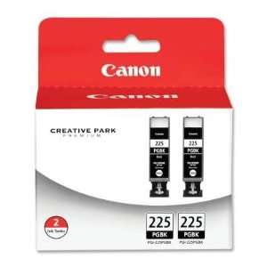  Canon PGI225BK Ink Cartridge (PGI225BK2PK) Office 