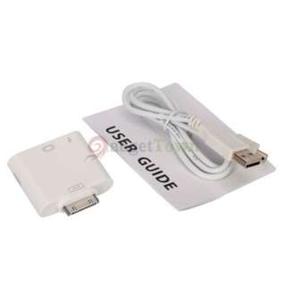 Dock to HDMI adapter AV Video to HD TV USB Cable Charger for ipad 2 