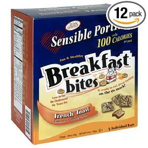 Sensible Portions Breakfast Bites French Toast, 5 Count Box of 0.84 