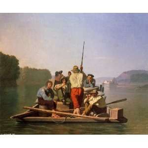  Hand Made Oil Reproduction   George Caleb Bingham   32 x 