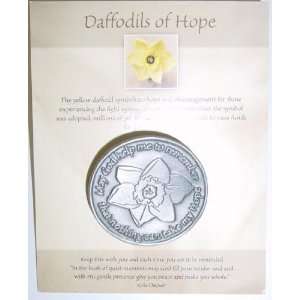   Visor Clip   Daffodils of Hope Fight Against Cancer 