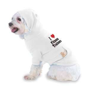   Trainers Hooded T Shirt for Dog or Cat X Small (XS) White Pet