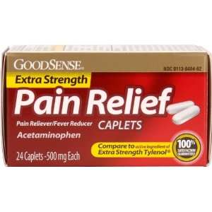   Strength Pain Relief Caplets Apap 500 Mg Case Pack 24