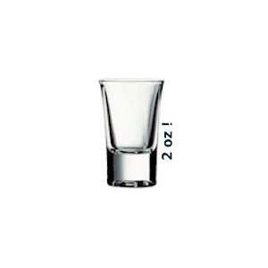  French Flaired (2oz) Clear Shot Glasses