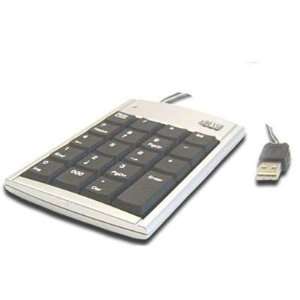  Selected USB Numeric Keypad Slvr/Blk By Adesso Inc. Electronics