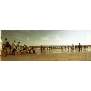 Tourists on the Beach, Coney Island, Brooklyn, New York City, New York 