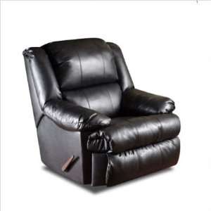 Simmons Upholstery 648 3 WAY RECLINER/ROCKER   F(PARIS BLACK BONDED 