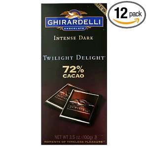 Ghirardelli Chocolate Intense Dark Twilight Delight™ 72% Cacao, 3.5 