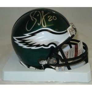 Brian Dawkins Signed Mini Helmet   EAGLES JSA   Autographed NFL Mini 