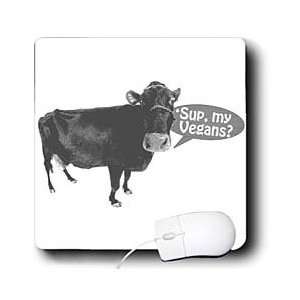   McDowell Graphics Funny   Sup My Vegans   Mouse Pads Electronics