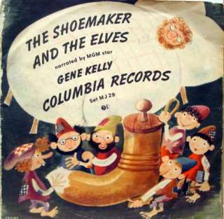 GENE KELLY shoemaker and the elves 2 LP 78rpm 10 J 29  