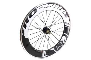 Pro Lite Vicenza 90mm Carbon Track Road Bike Rear Wheel Clincher Alloy 