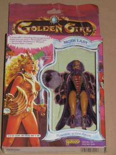 Vintage GOLDEN GIRL 80s Galoob MOTH LADY Action Figure MIB motu/she 