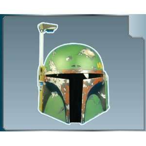 Boba Fett Helmet No. 1 vinyl decal sticker from Star Wars 6