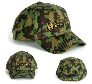Green Morning Wood Camo logo ball cap army golf hat  