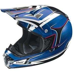  Thor Motocross Quadrant Helmet   2007   Large/Blue 