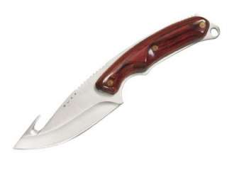 Buck 193 Alpha Hunter Guthook Rosewood Handle Knife  