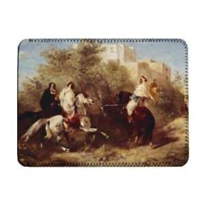  Arab Horsemen (oil on canvas) by Eugene   iPad Cover 