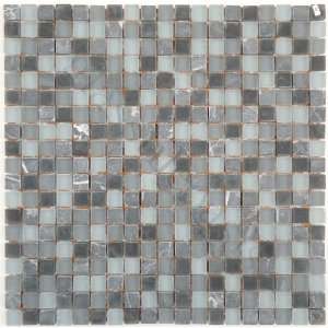  Smoky 1/2 x 1/2 Grey Crystile Blends Frosted Glass and 
